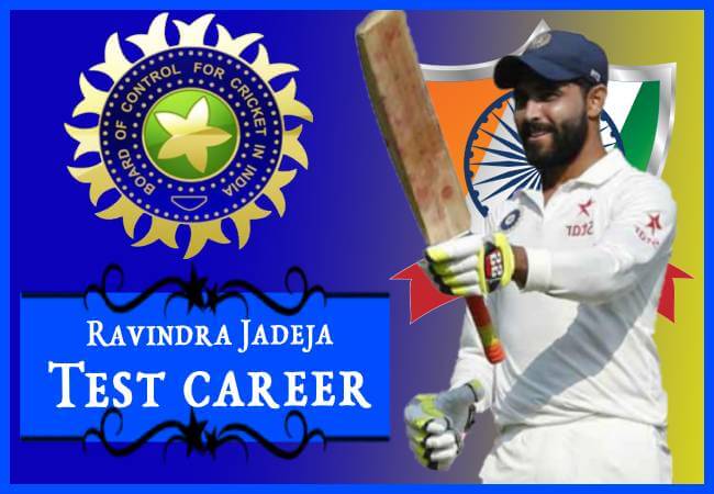 ravindra jadeja international test career